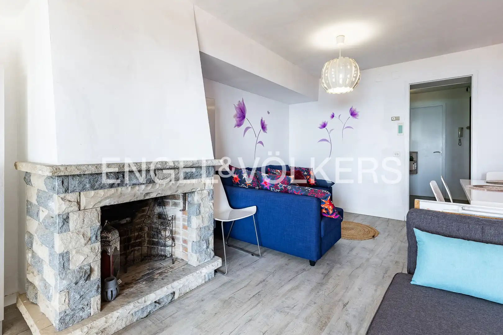 Living room of Flat for sale in Malgrat de Mar  with Heating, Parquet flooring and Terrace