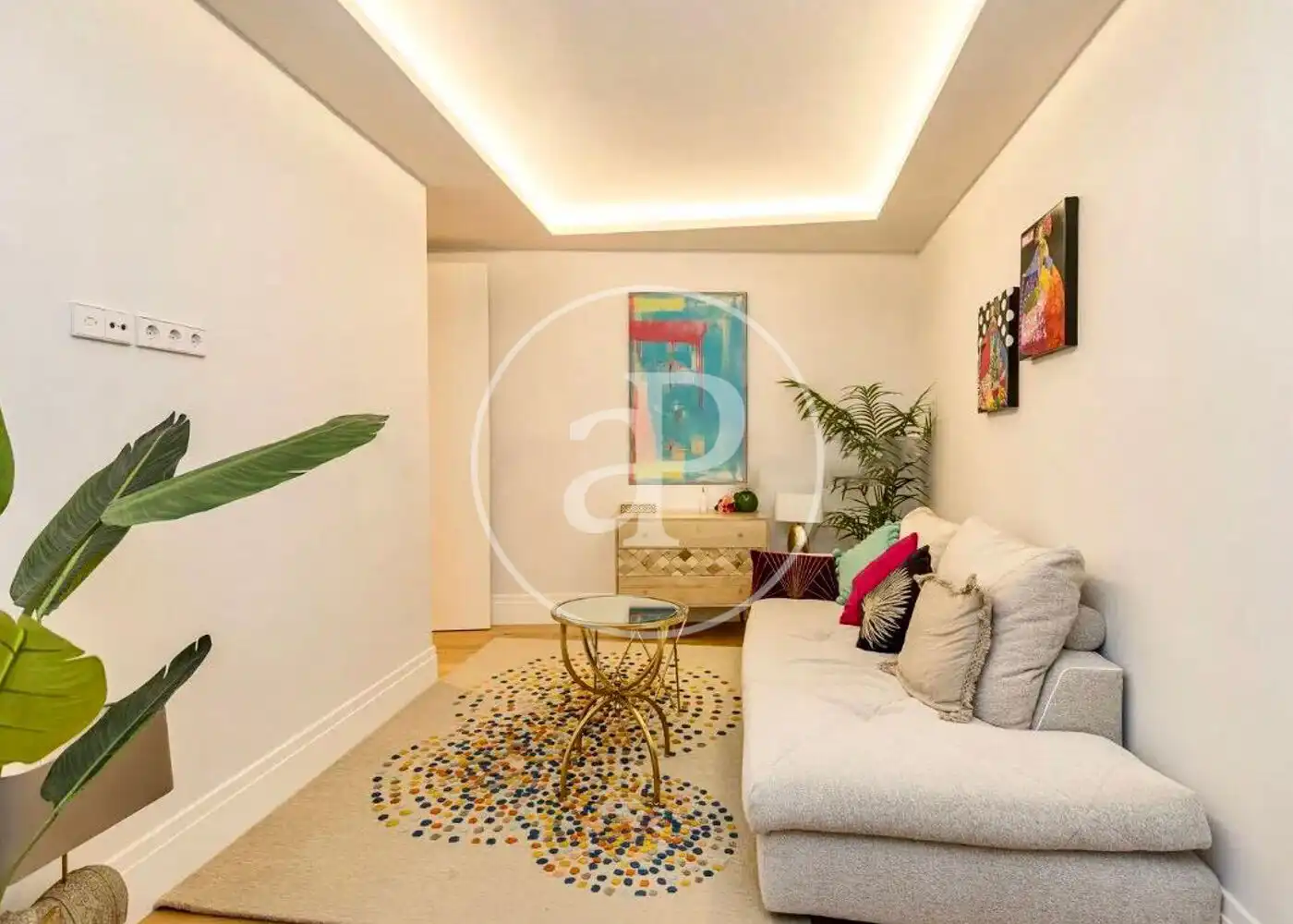 Sala de estar de Piso en venta en Madrid con Aire acondicionado, Calefacción y Amueblado
