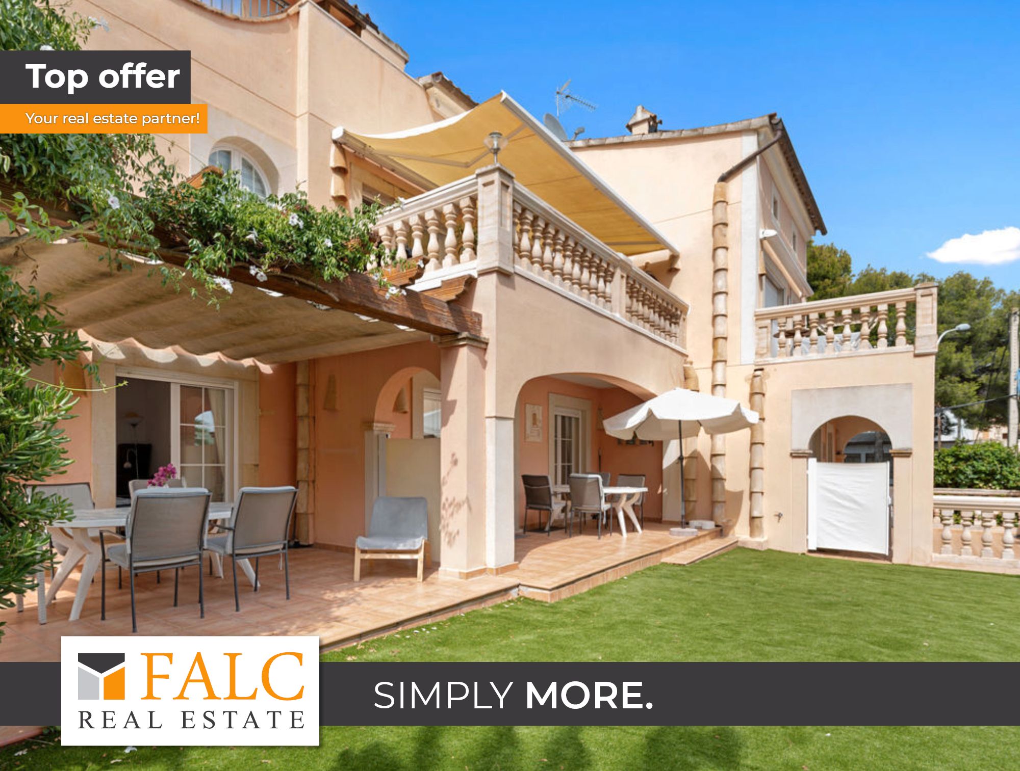 Exterior view of Apartments for sale in Calvià  with Private garden, Furnished and Community pool