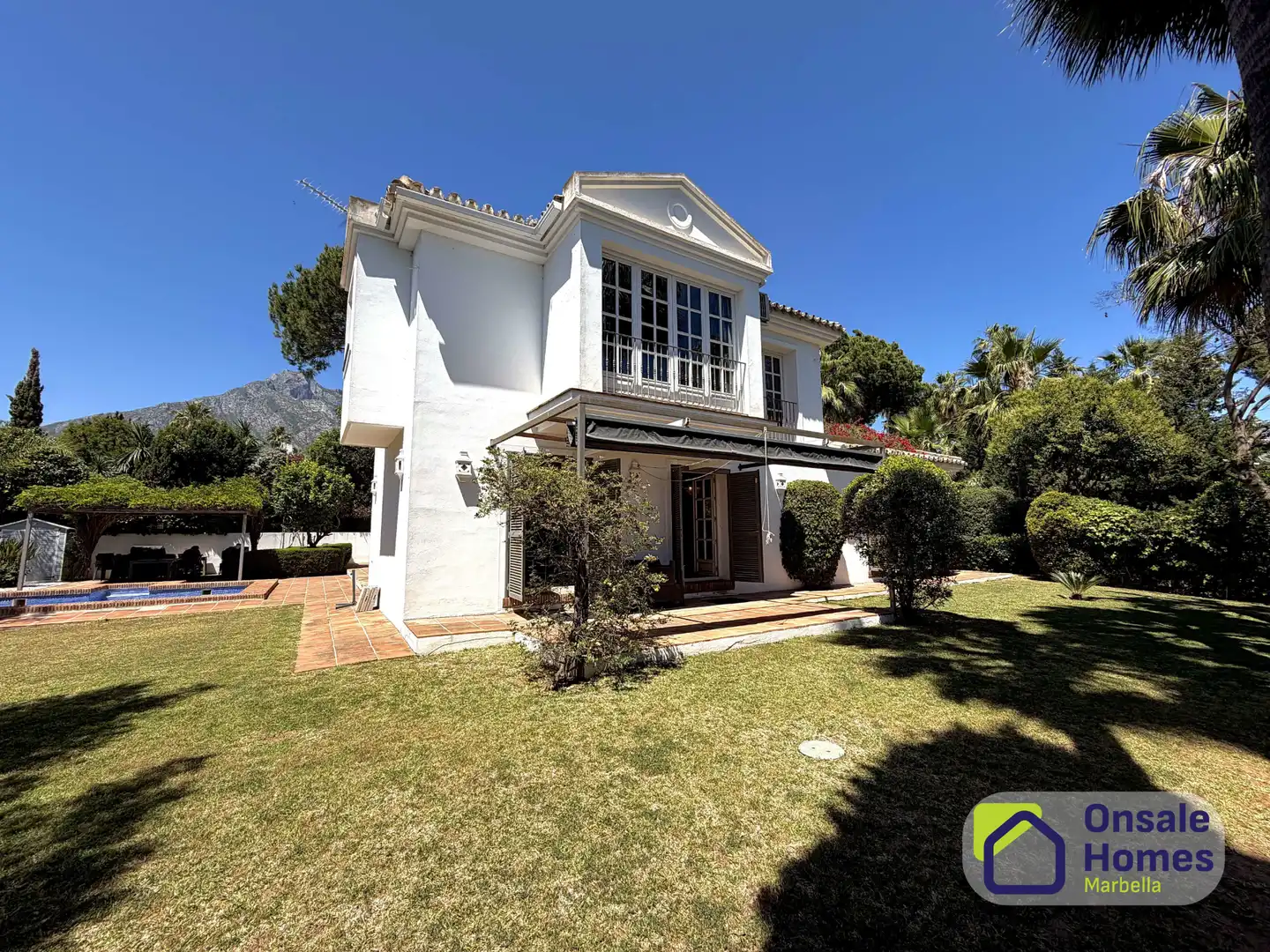 Exterior view of Houses for rent in Marbella  with Air Conditioner, Private garden and Terrace