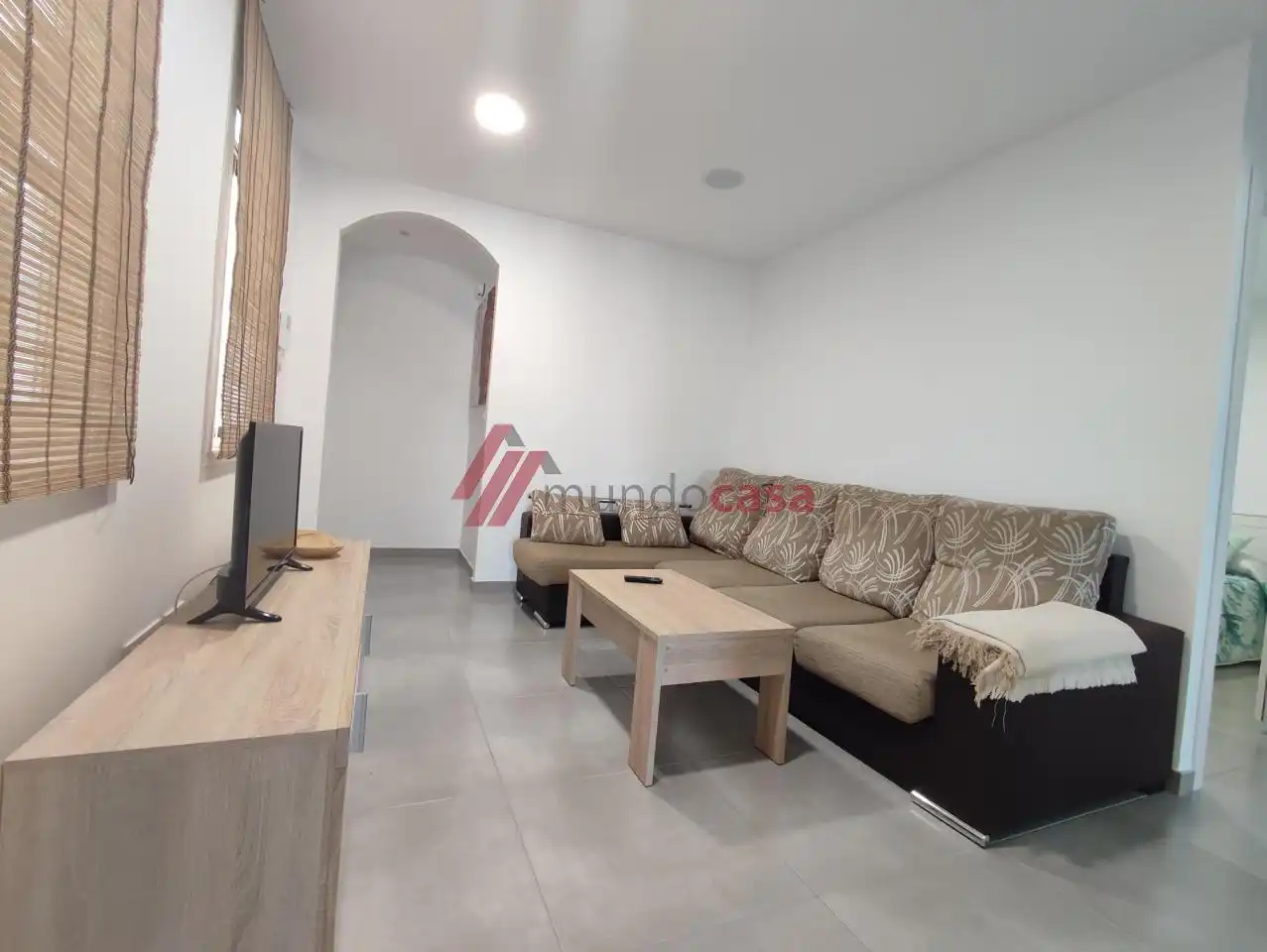 Living room of Flat for rent in Ferrol  with Heating and Furnished