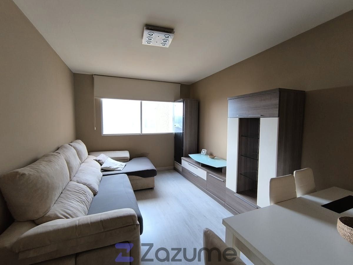 Living room of Flat for rent in Ferrol  with Furnished, Oven and Washing machine