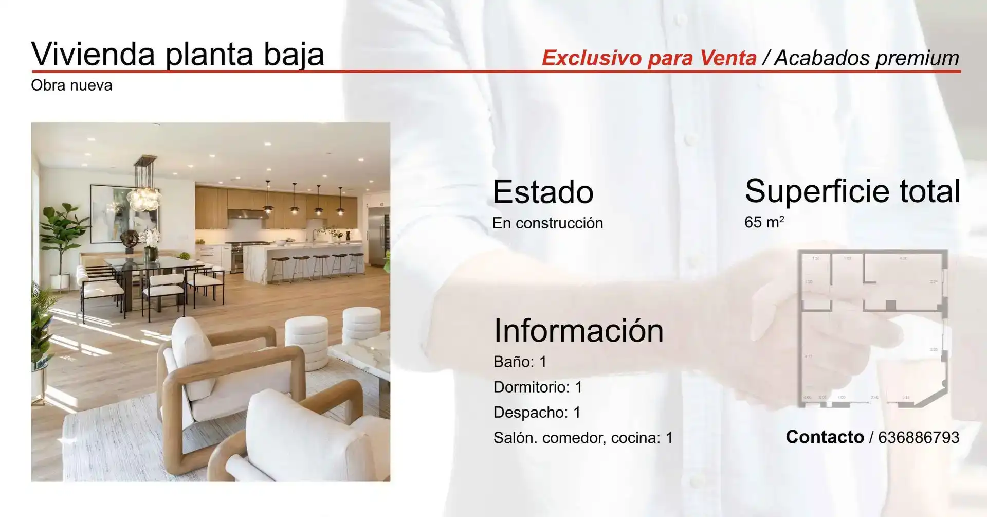 Planta baja en venta en Elda