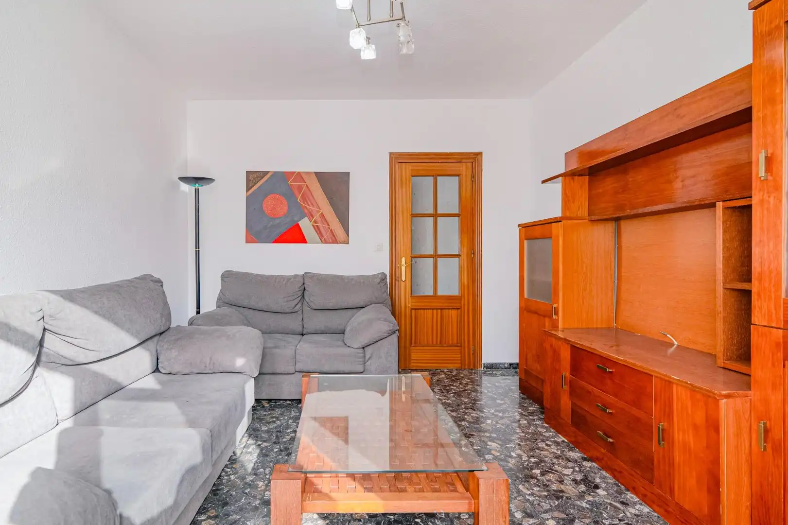 Sala de estar de Piso en venta en Loja con Amueblado y Balcón