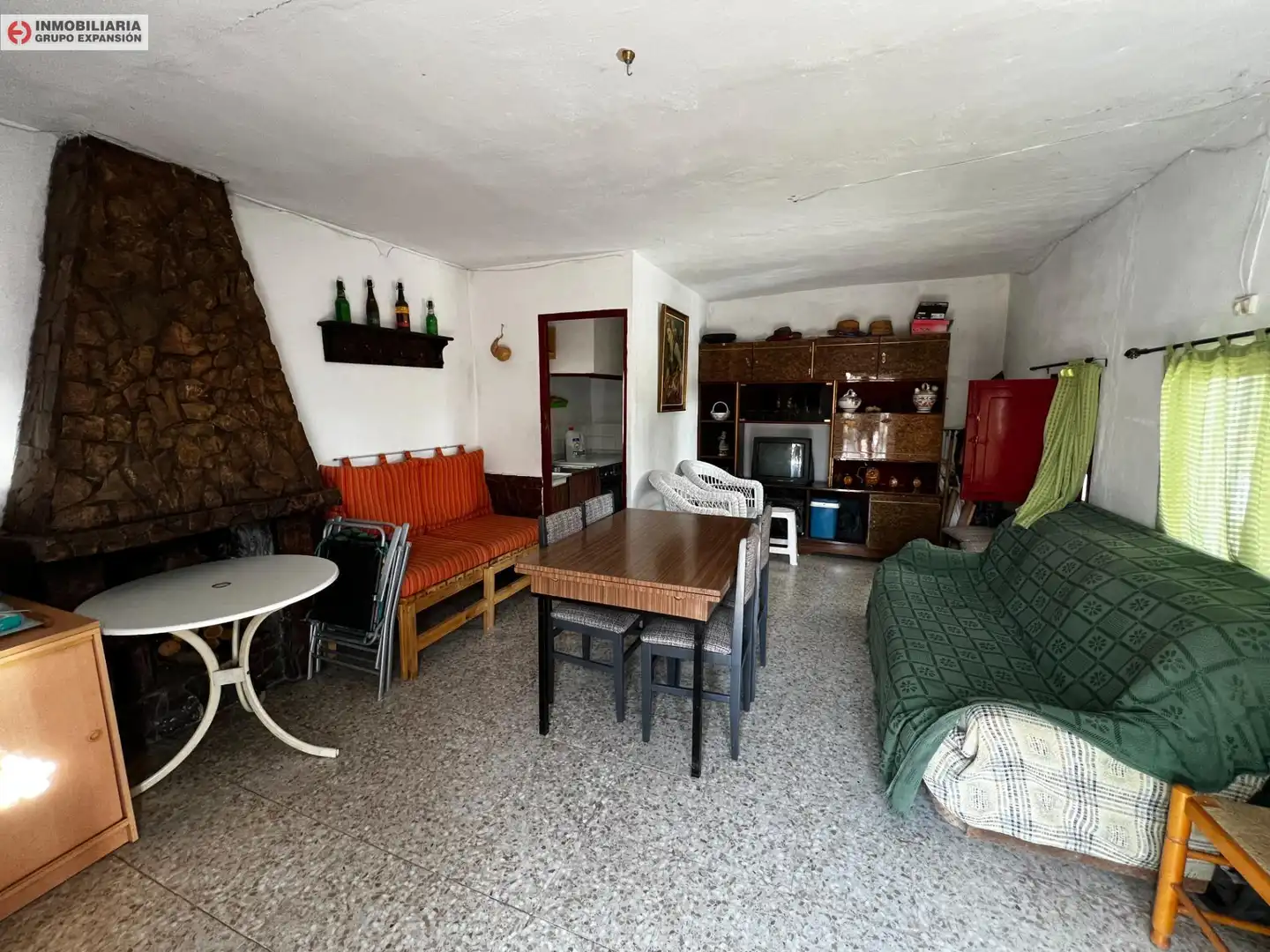 Sala de estar de Casa o chalet en venta en Aspe con Jardín privado, Trastero y Piscina