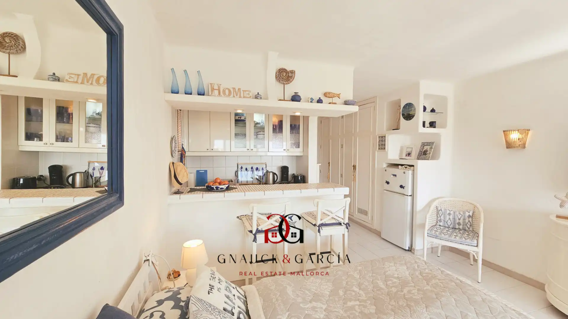 Schlafzimmer von Wohnung zum Verkauf in Calvià mit Klimaanlage, Heizung und Terrasse