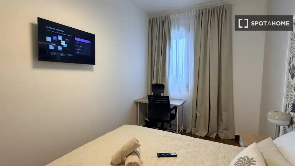 Habitación de Piso para compartir en Las Palmas de Gran Canaria con Aire acondicionado, Terraza y Amueblado