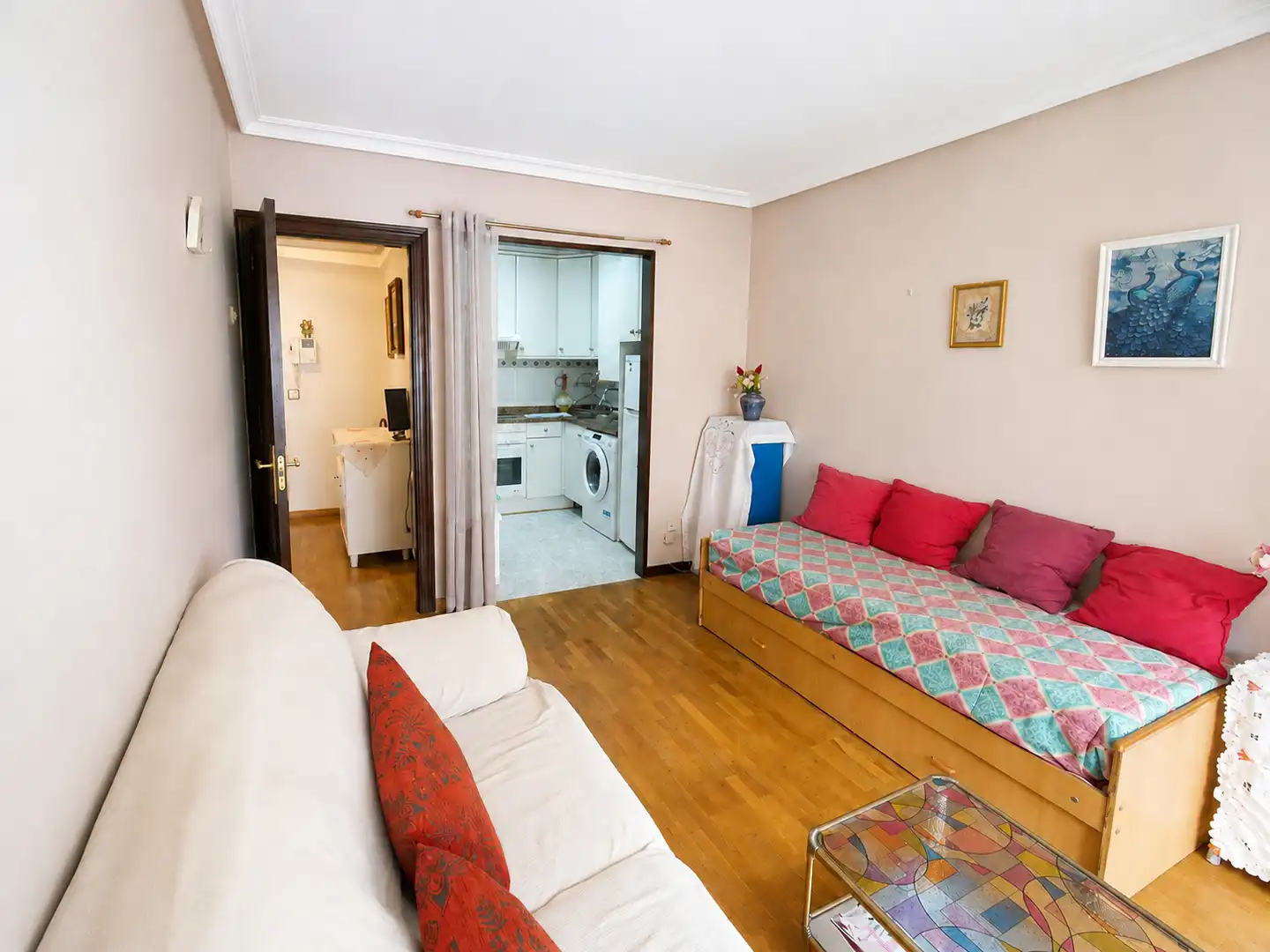 Sala de estar de Apartamento en venta en Gijón  con Calefacción, Amueblado y Horno