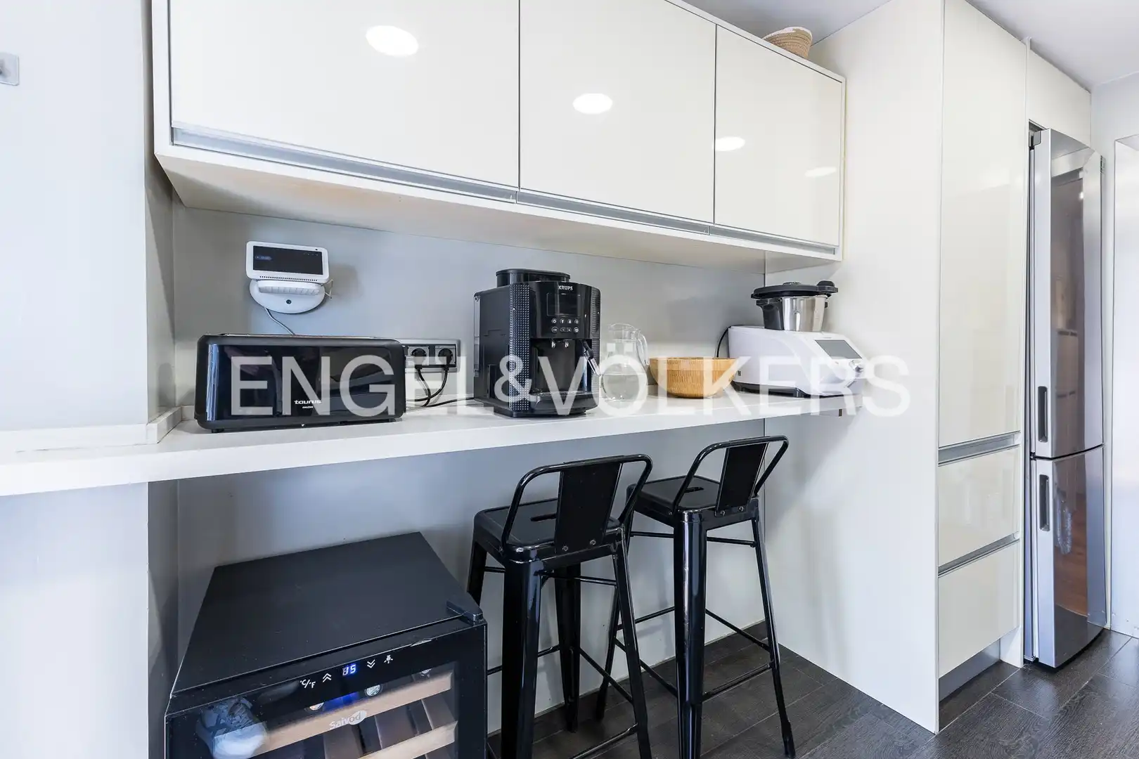 Kitchen of Flat for sale in Sant Joan Despí  with Air Conditioner, Heating and Parquet flooring