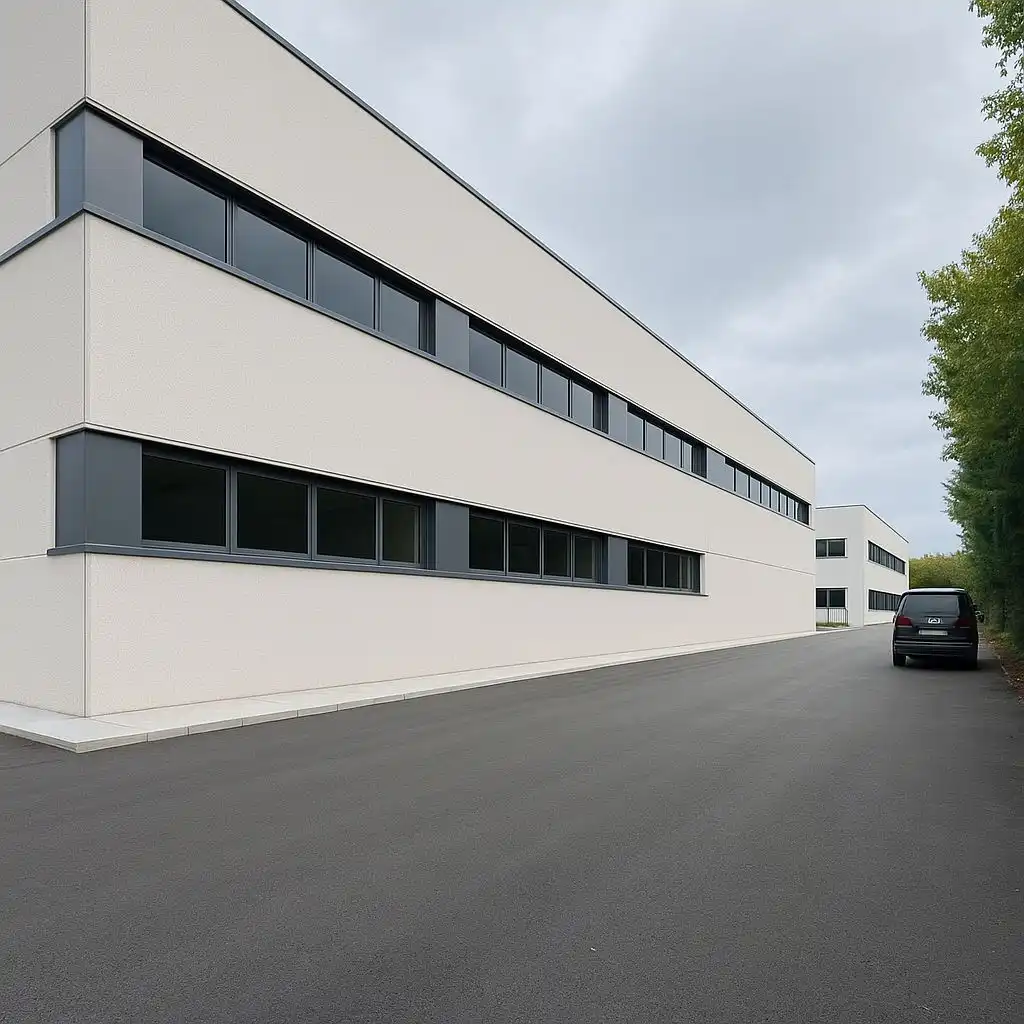 Außenansicht von Fabrikhallen zur Miete in Reus