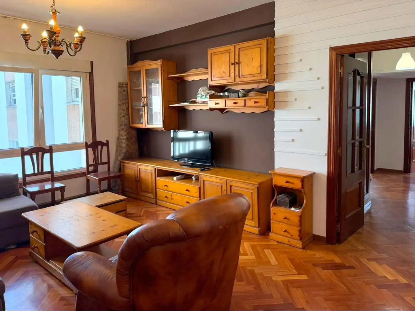 Living room of Flat for sale in A Coruña Capital   with Heating
