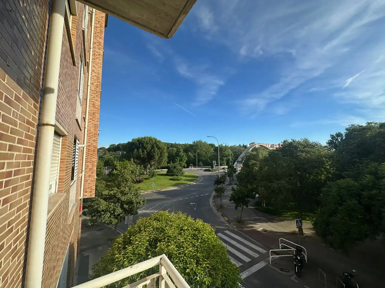 Vista exterior de Piso de alquiler en  Pamplona / Iruña con Calefacción, Amueblado y Horno