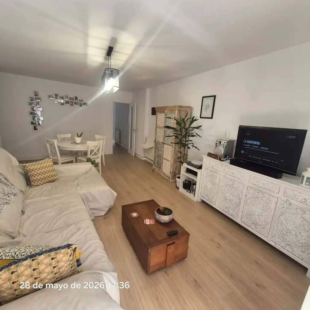 Wohnzimmer von Wohnung zum Verkauf in León Capital  mit Heizung, Parkett und Terrasse
