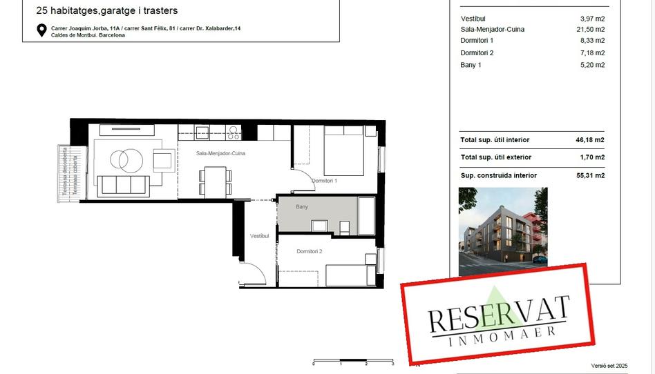 Foto 1 de Pis en venda a Carrer Doctor Xalabarder, 14, Caldes de Montbui, Barcelona