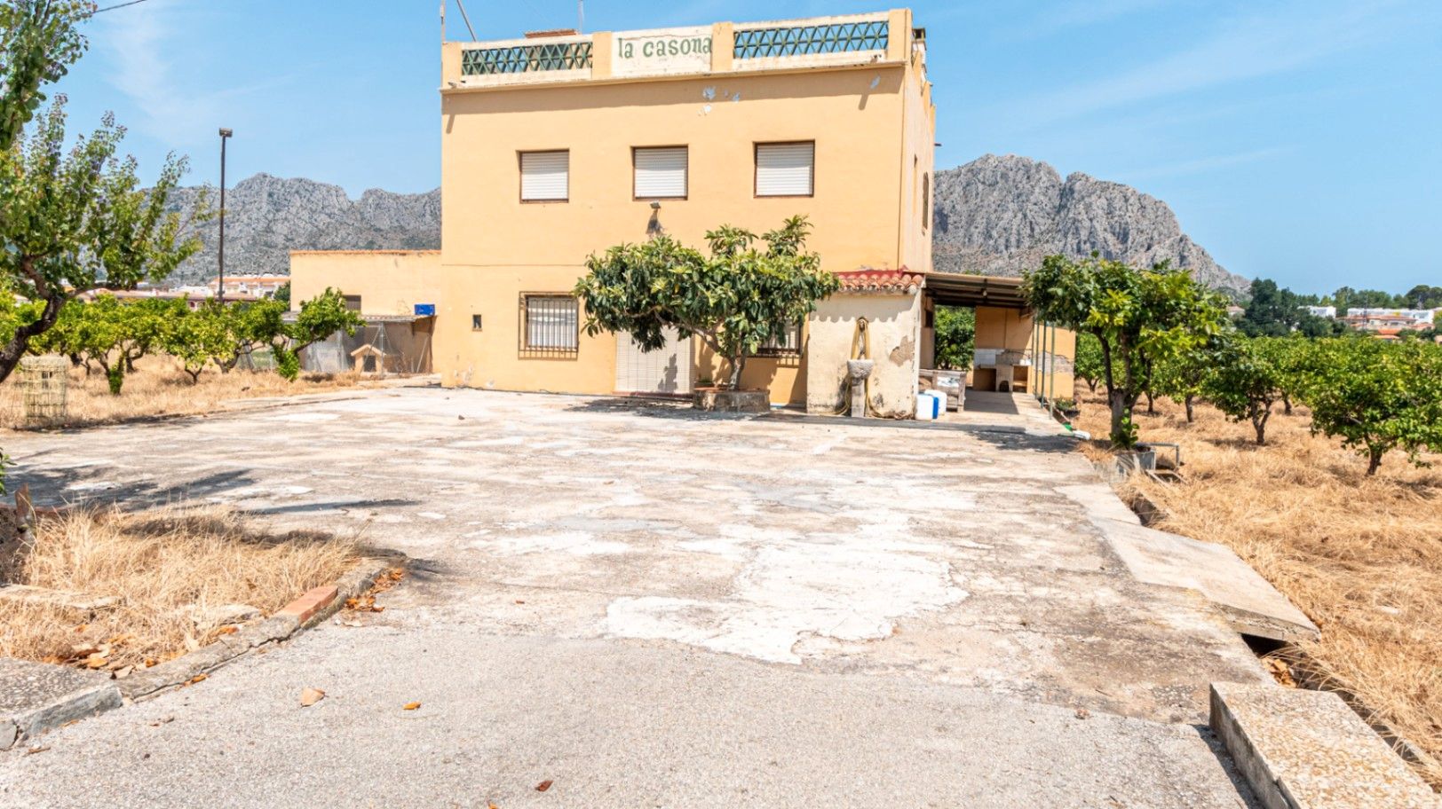 Exterior view of Country house for sale in Beniarbeig  with Private garden, Terrace and Storage room