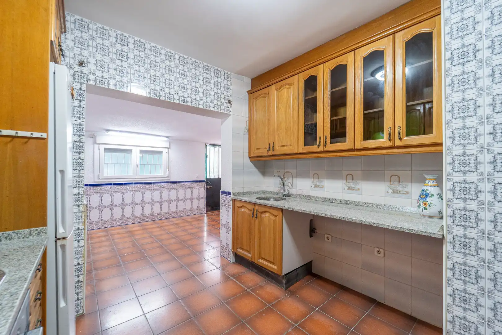 Cuina de Casa o xalet en venda en El Álamo amb Aire condicionat, Calefacció i Jardí privat