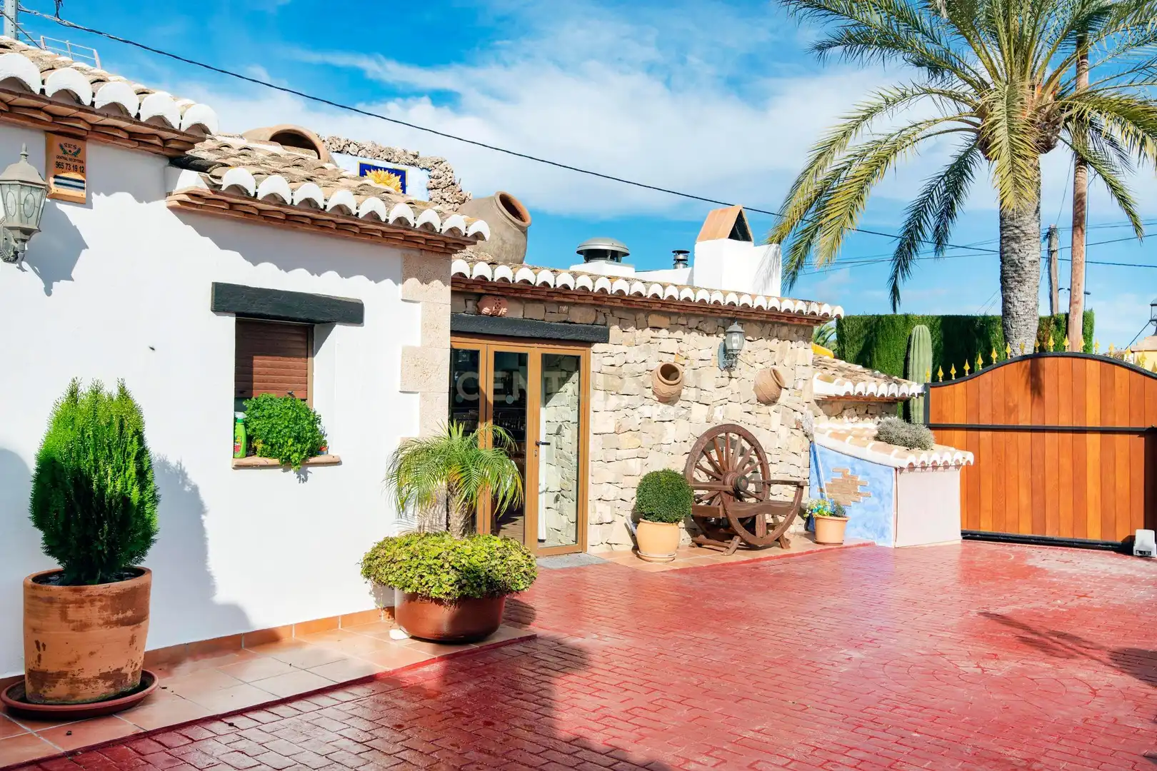 Vista exterior de Casa o chalet de alquiler en Benissa con Aire acondicionado, Jardín privado y Trastero
