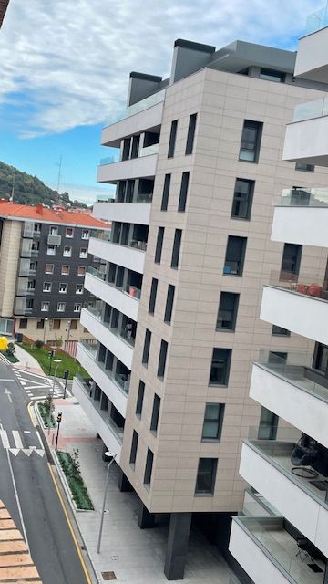 Exterior view of Duplex for sale in Portugalete  with Heating, Terrace and Furnished