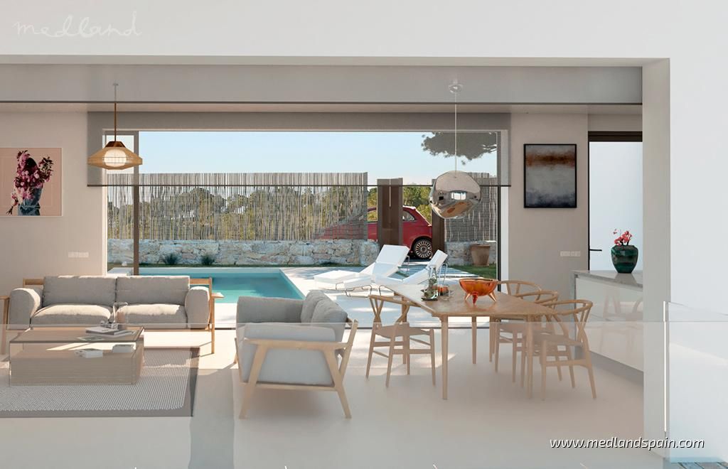 Sala d'estar de Casa o xalet en venda en Orihuela amb Aire condicionat, Calefacció i Jardí privat