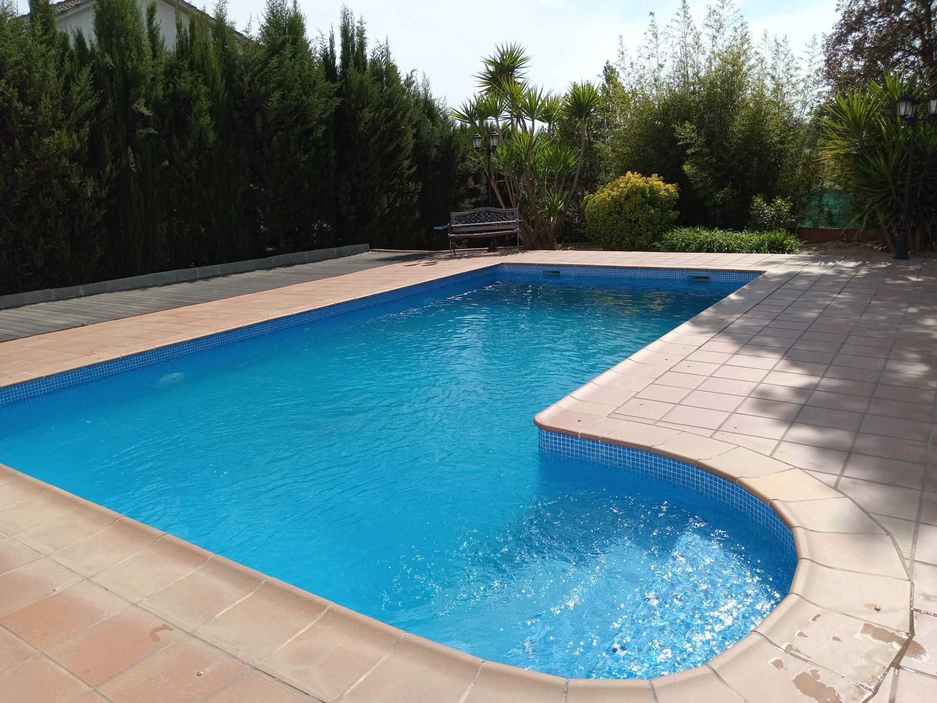 Piscina de Casa o xalet en venda en Riells i Viabrea amb Calefacció, Jardí privat i Terrassa