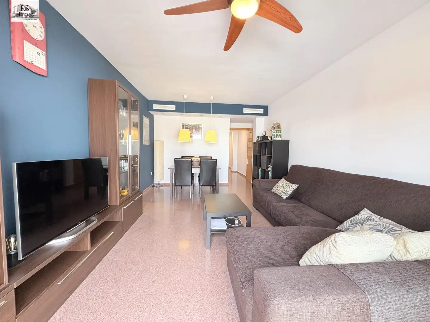 Living room of Flat for sale in Vilamarxant  with Air Conditioner, Heating and Storage room