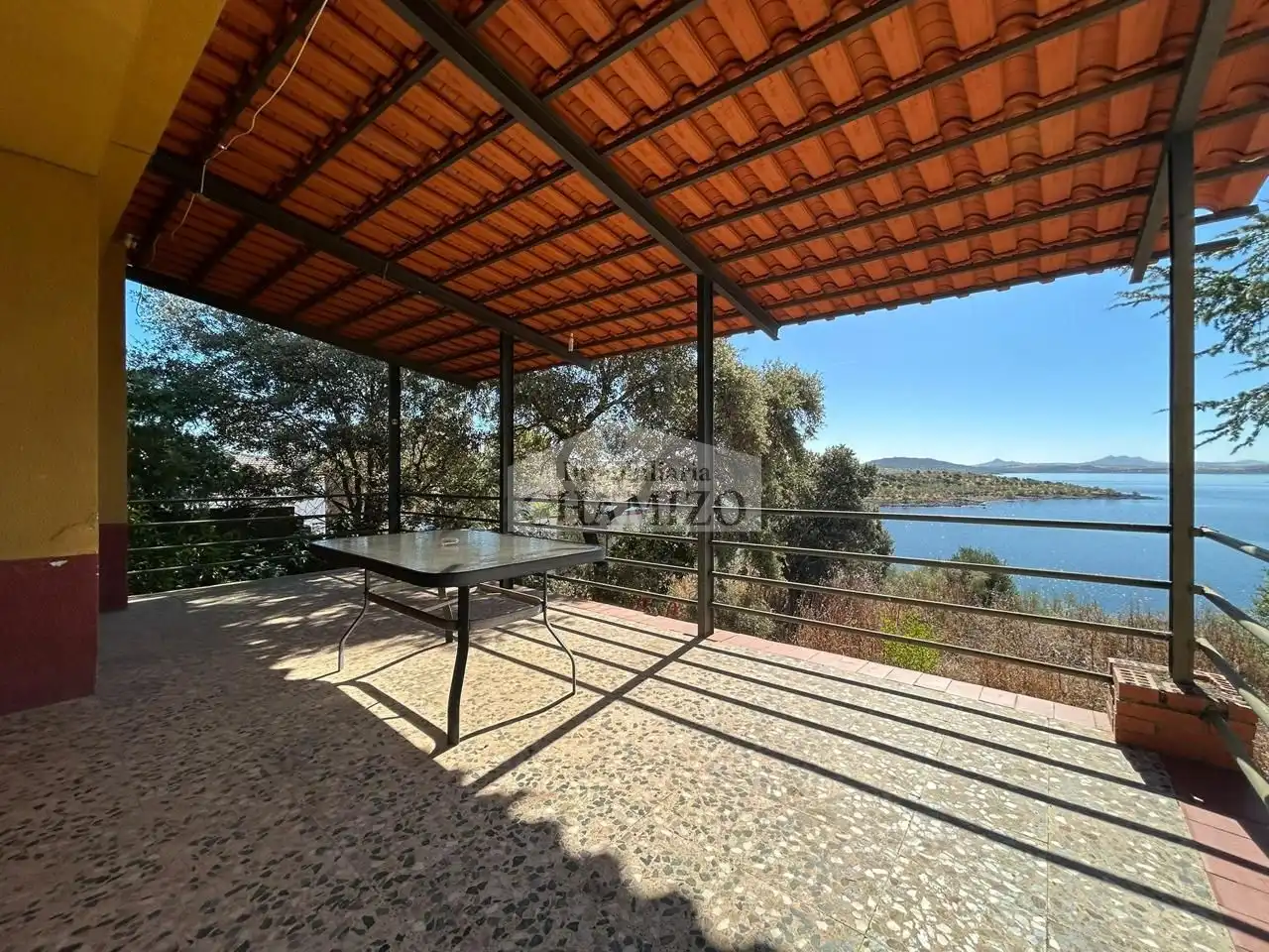 Terraza de Casa o chalet en venta en Orellana de la Sierra con Aire acondicionado, Jardín privado y Terraza