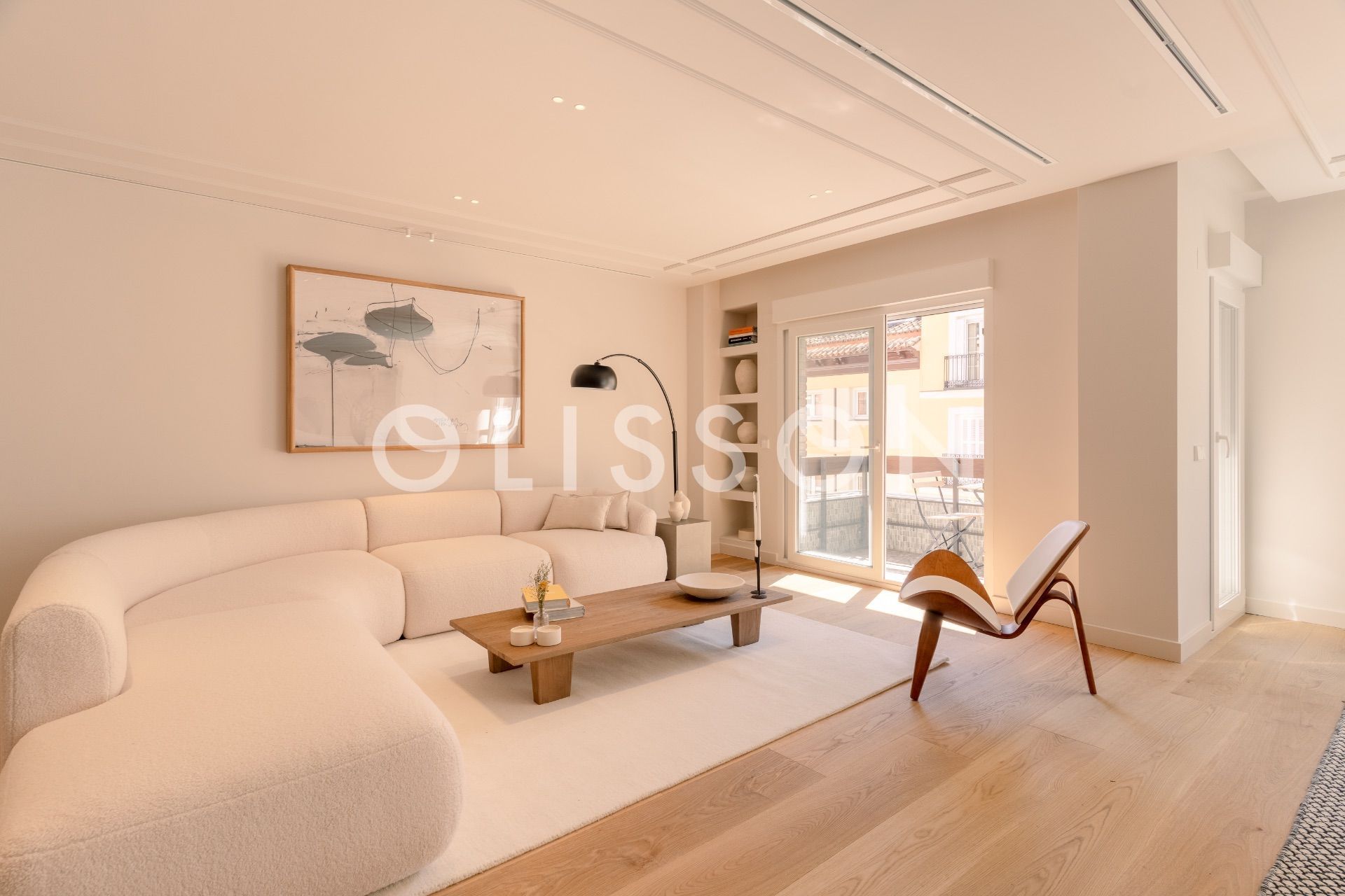 Living room of Flat for sale in  Madrid Capital  with Air Conditioner, Heating and Terrace