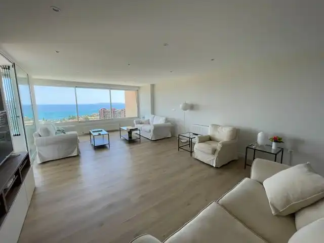 Sala de estar de Piso de alquiler en Alicante / Alacant con Terraza, Amueblado y Internet