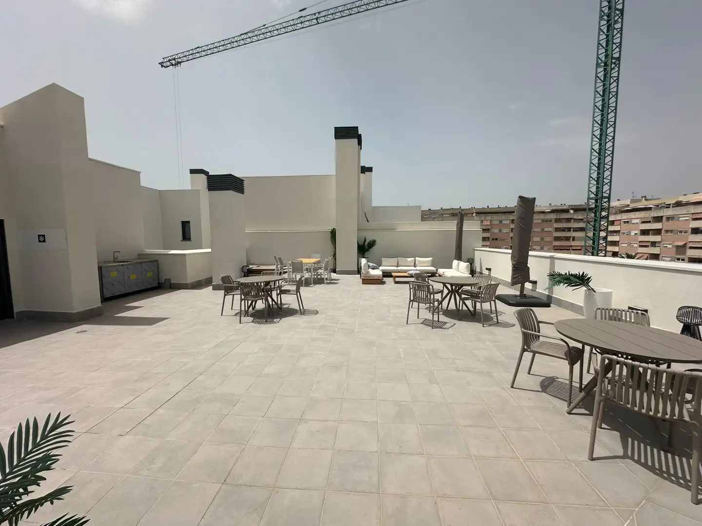 Terrace of Flat for rent in Mijas  with Air Conditioner, Heating and Private garden