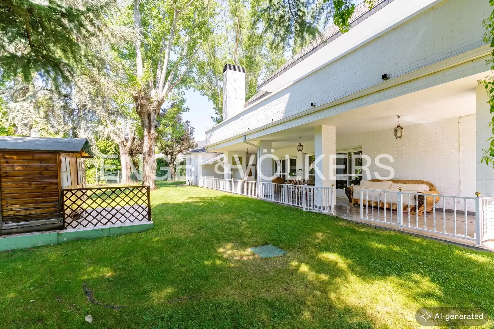 Vista exterior de Casa o xalet en venda en Villanueva de la Cañada amb Aire condicionat, Calefacció i Jardí privat