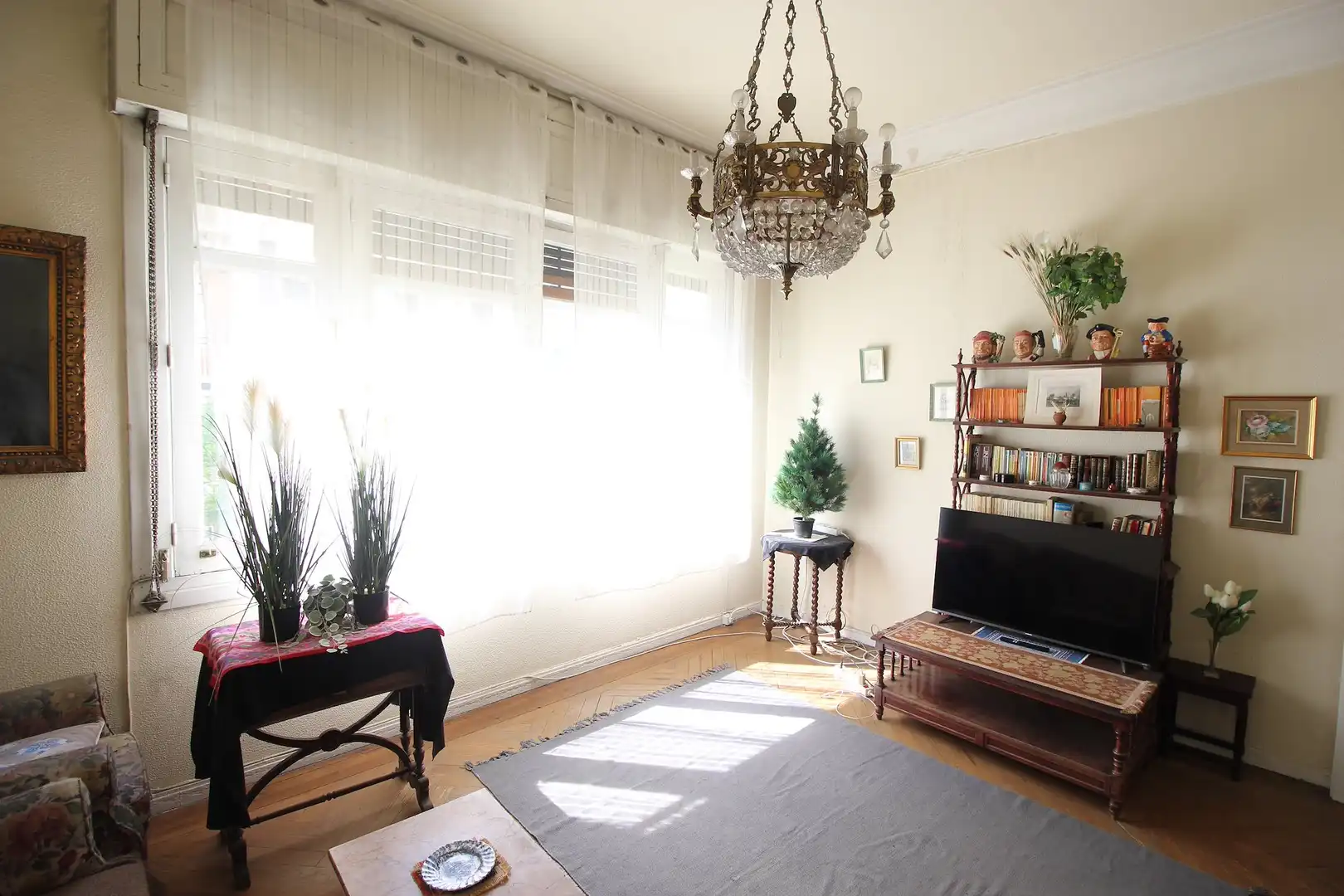 Sala de estar de Piso en venta en Madrid con Calefacción, Parquet y Trastero