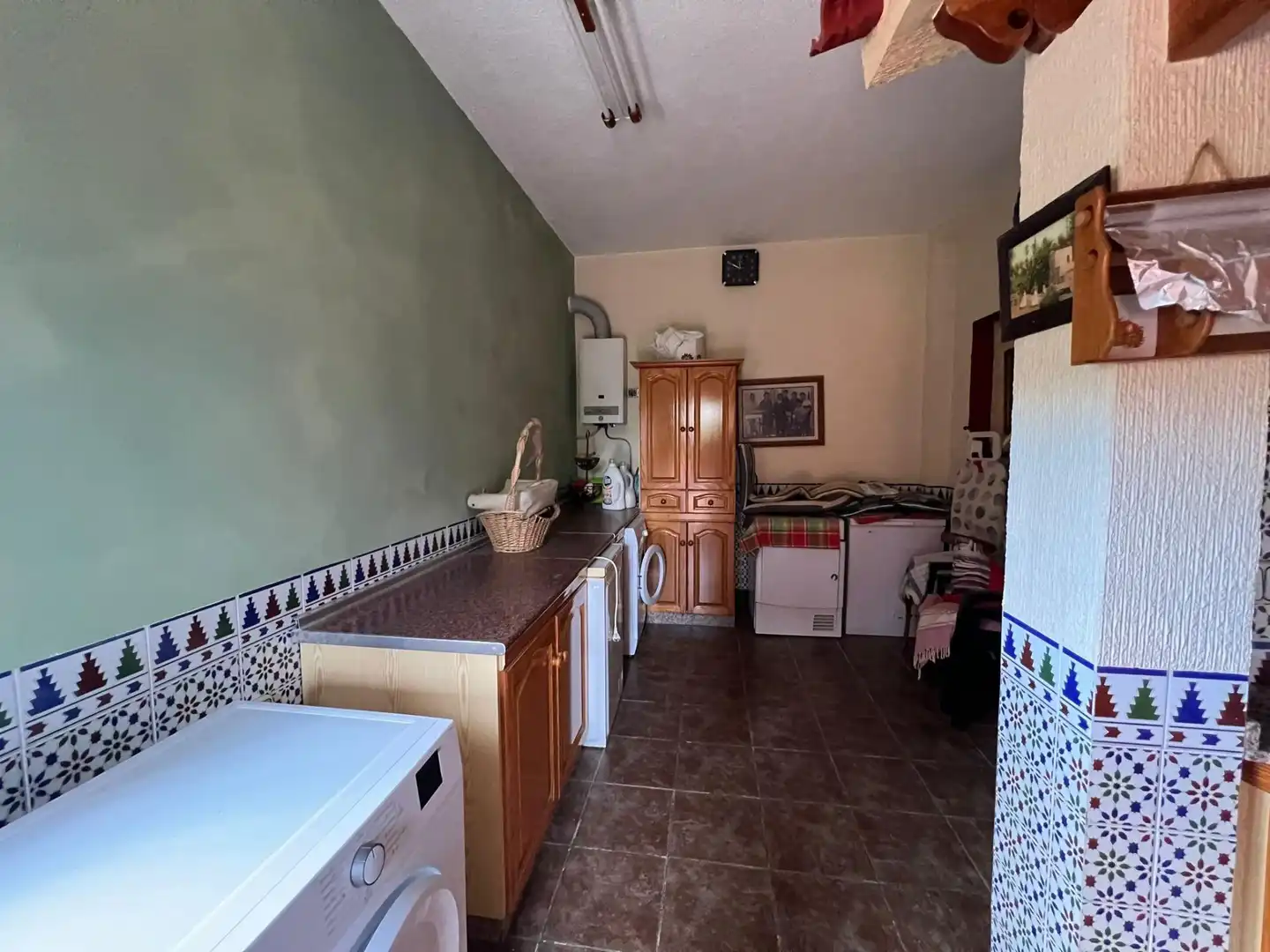 Cuina de Casa o xalet en venda en Elche / Elx amb Jardí privat, Terrassa i Piscina