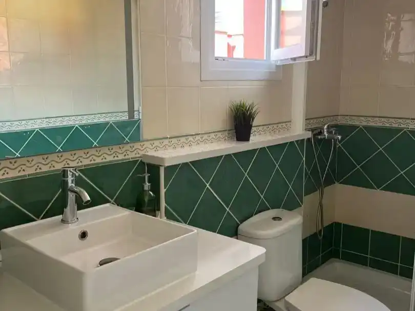 Badezimmer von Maisonette zur Miete in San Bartolomé de Tirajana mit Klimaanlage, Schwimmbad und Möbliert