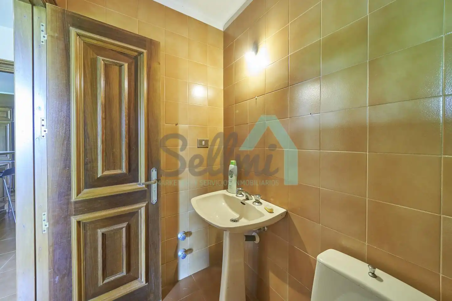 Bany de Casa o xalet en venda en Gijón  amb Aire condicionat, Jardí privat i Parquet