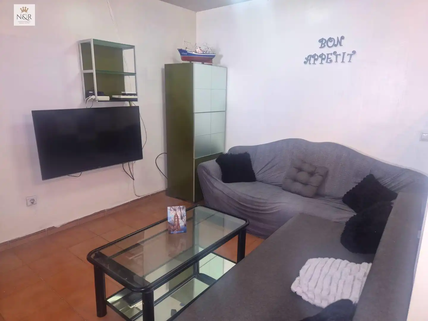 Sala d'estar de Casa adosada en venda en Binissalem amb Aire condicionat
