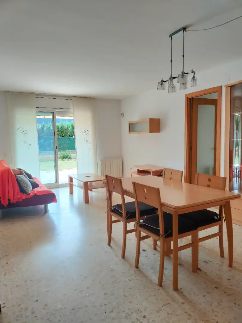 Living room of Ground floor for rent in Cunit  with Heating, Private garden and Furnished