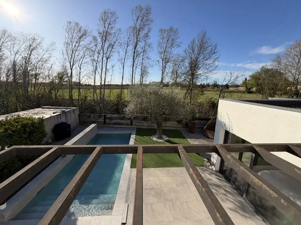Terraza de Casa o chalet en venta en Cornellà del Terri con Jardín privado, Terraza y Piscina