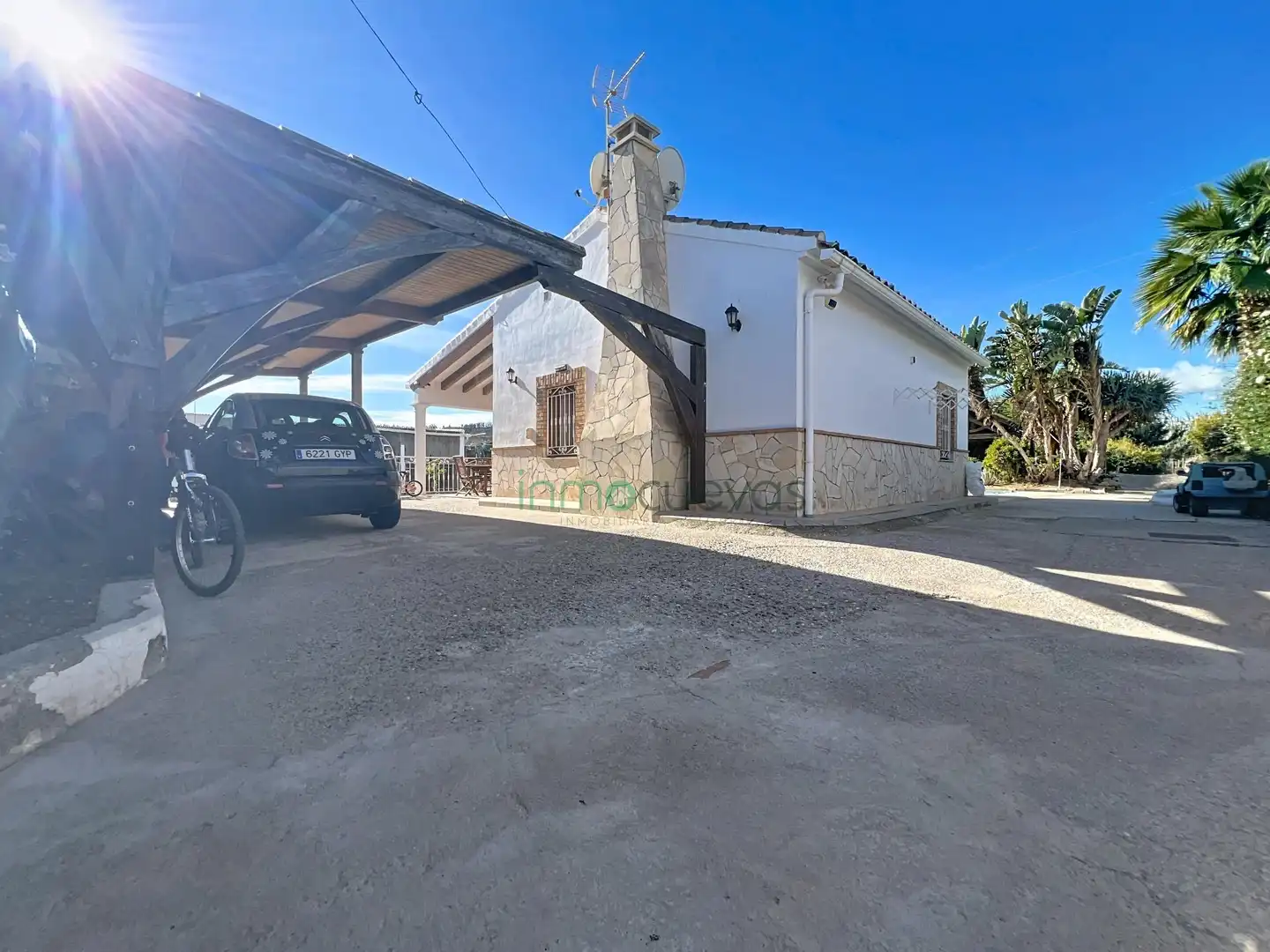 Vista exterior de Finca rústica en venda en Cuevas del Almanzora amb Aire condicionat, Jardí privat i Terrassa