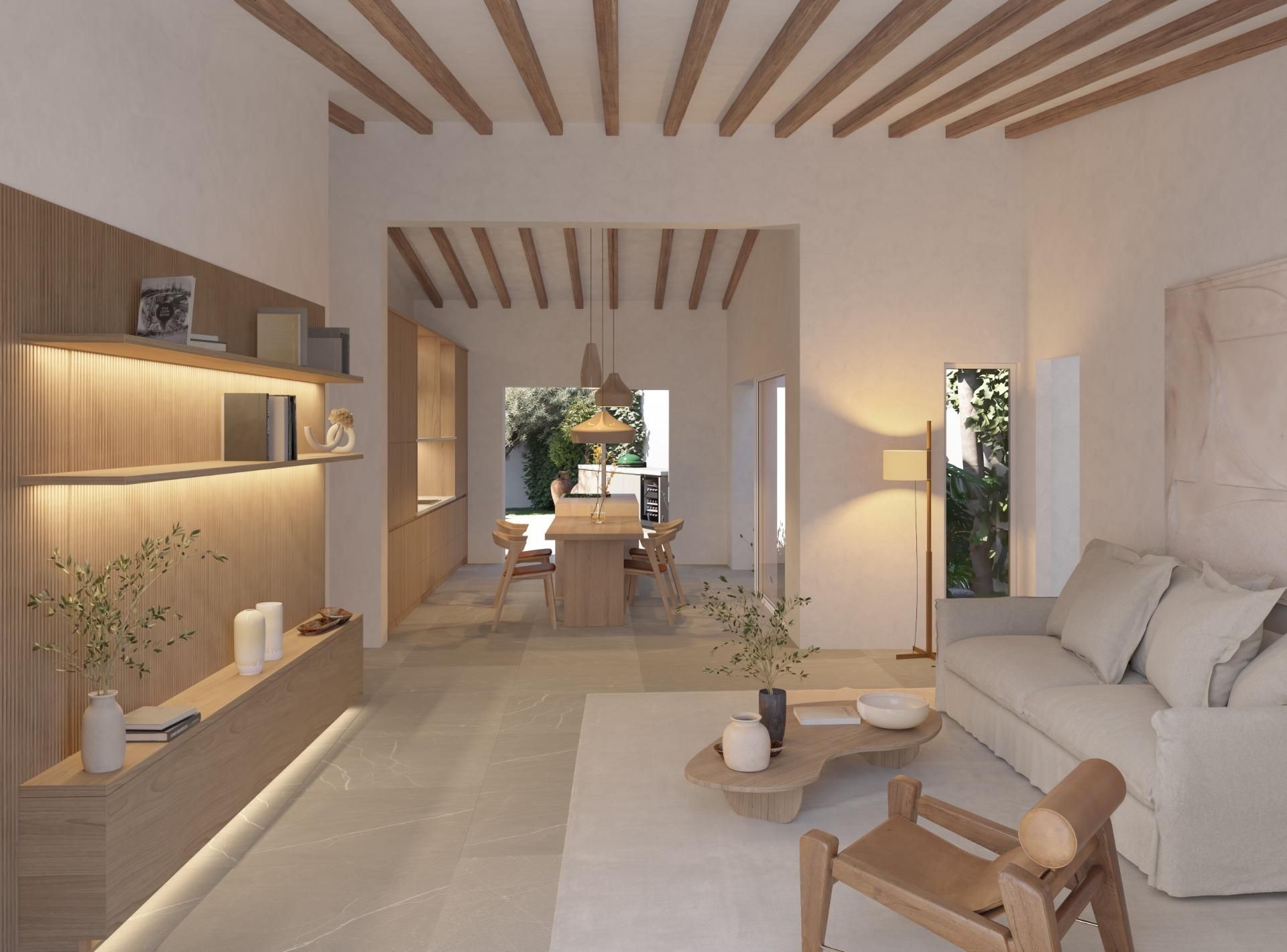 Living room of Single-family semi-detached for sale in  Palma de Mallorca  with Air Conditioner, Heating and Private garden