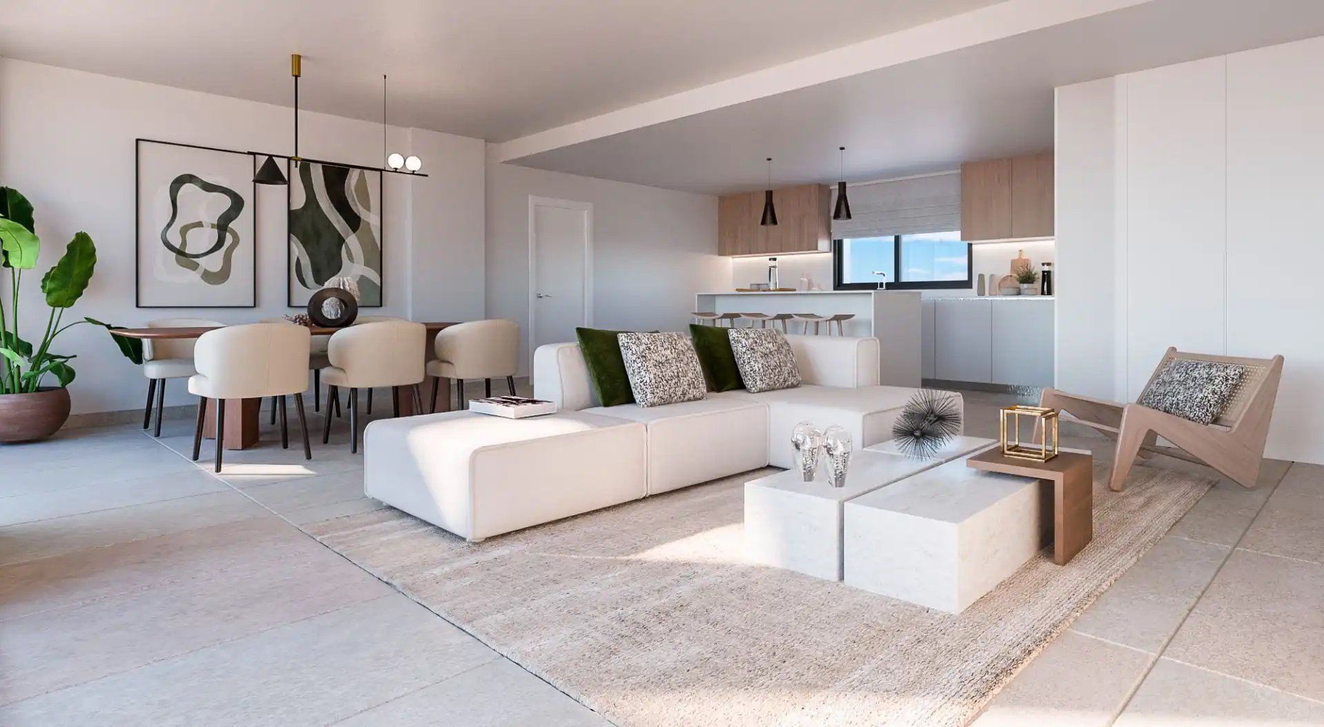 Sala de estar de Piso en venta en Marbella con Aire acondicionado, Calefacción y Terraza