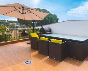 Terrace of Single-family semi-detached to rent in Sant Pol de Mar  with Heating, Private garden and Parquet flooring