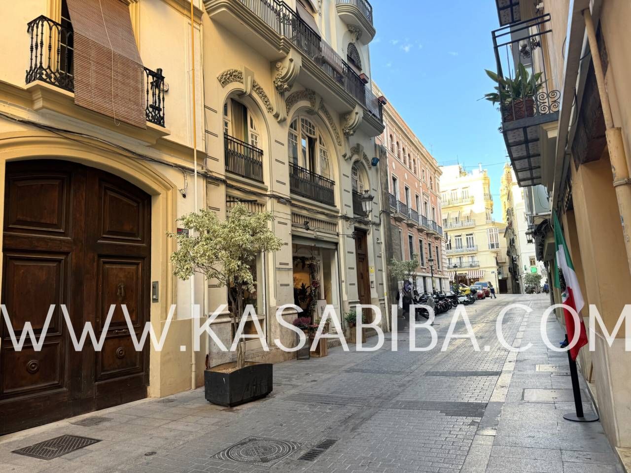 Vista exterior de Piso de alquiler en  Valencia Capital con Aire acondicionado, Calefacción y Amueblado