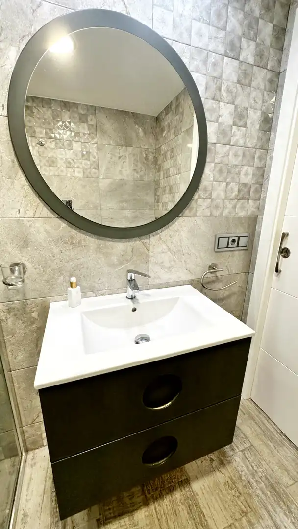 Baño de Apartamento de alquiler en Gandia con Terraza, Amueblado y Horno