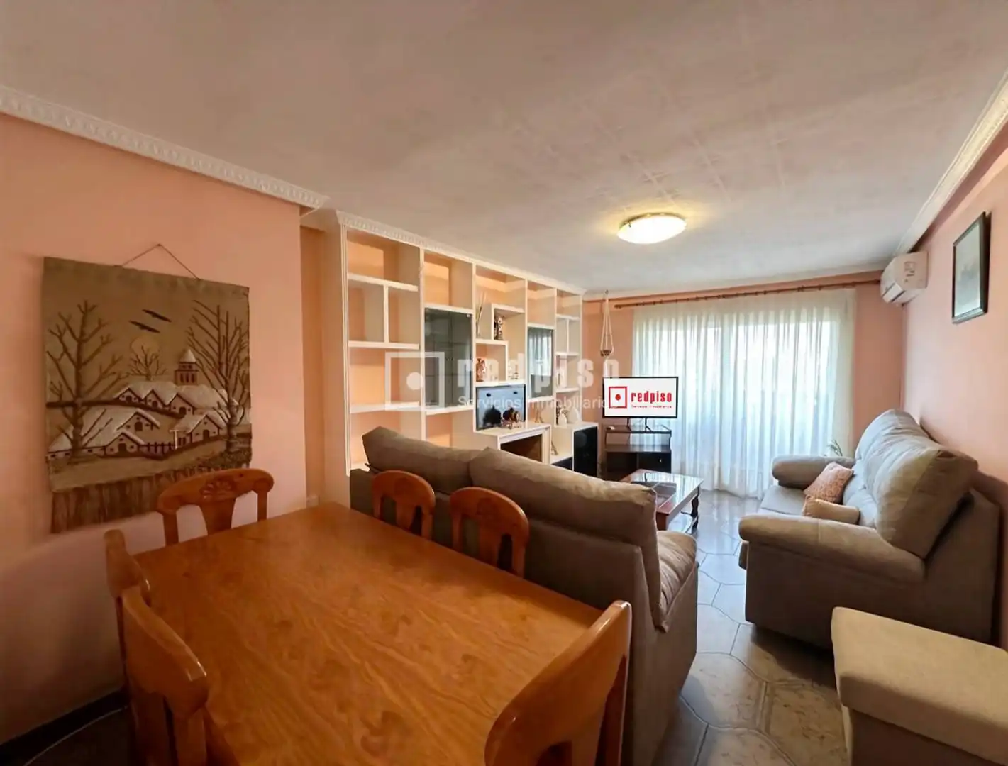 Sala de estar de Piso en venta en  Madrid Capital con Aire acondicionado, Calefacción y Parquet