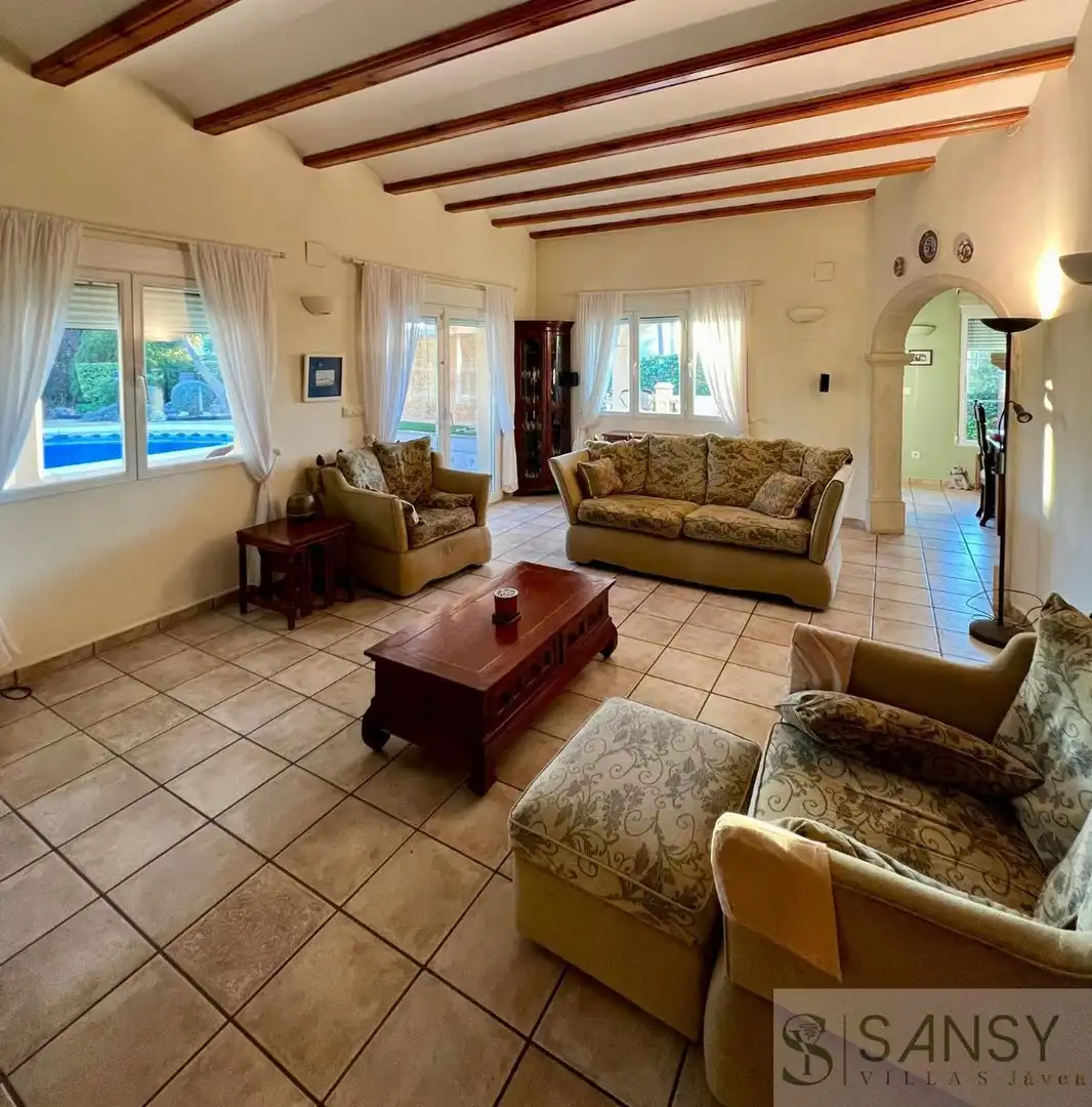 Living room of Houses for sale in Jávea / Xàbia  with Air Conditioner, Heating and Terrace