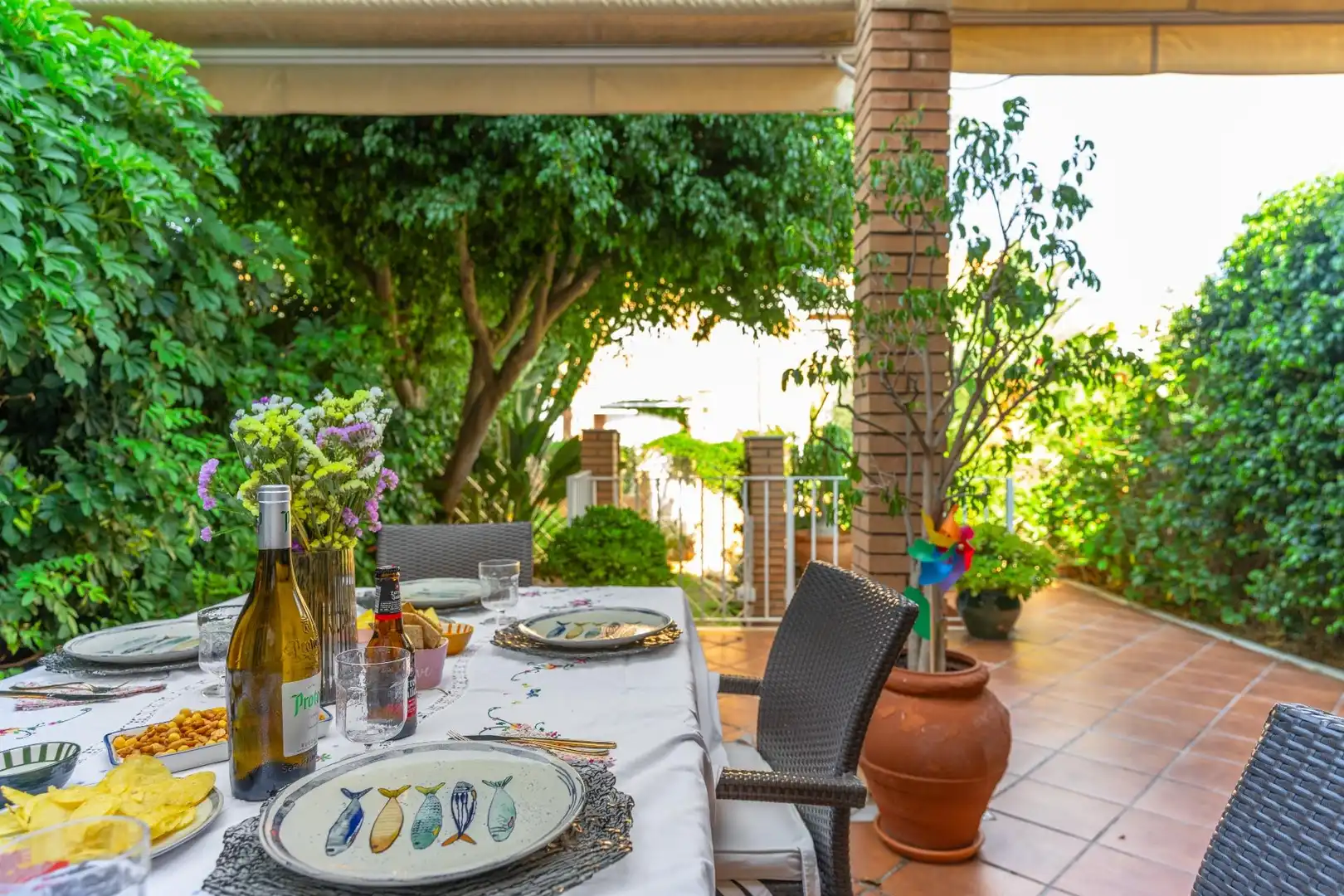 Terraza de Dúplex en venta en Almería con Aire acondicionado, Calefacción y Jardín privado