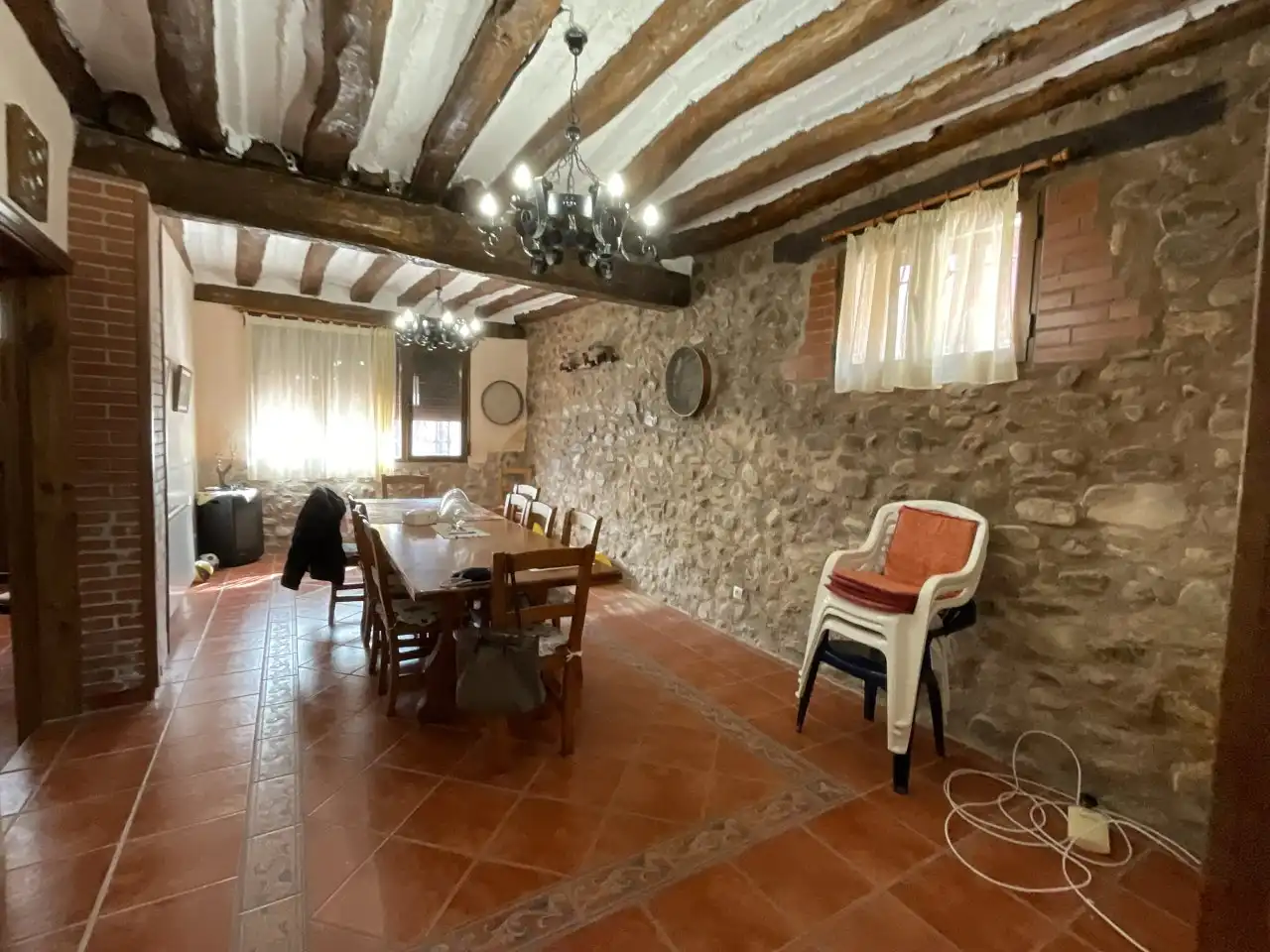 Comedor de Casa adosada en venta en Bascuñana, Burgos