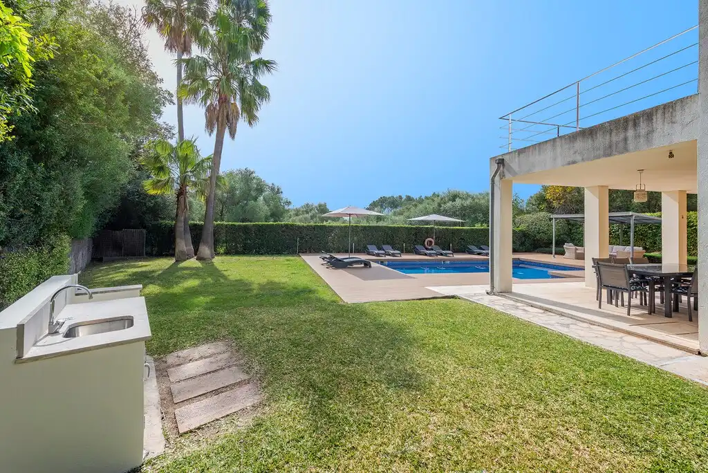 Jardín de Casa o chalet en venta en Palafolls con Aire acondicionado, Terraza y Piscina