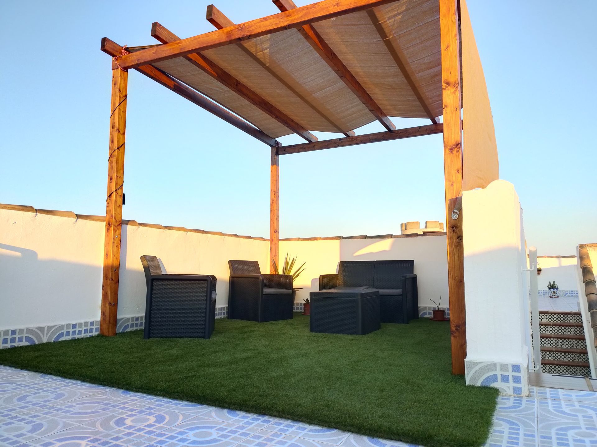 Terrace of Attic to rent in Orihuela  with Air Conditioner, Heating and Private garden