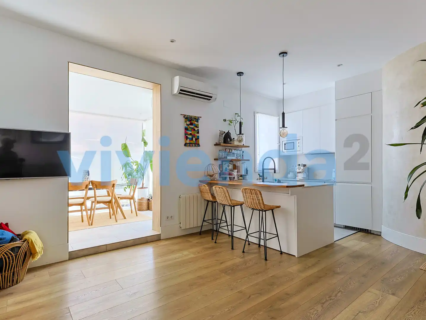 Cocina de Ático en venta en Madrid con Aire acondicionado, Calefacción y Terraza